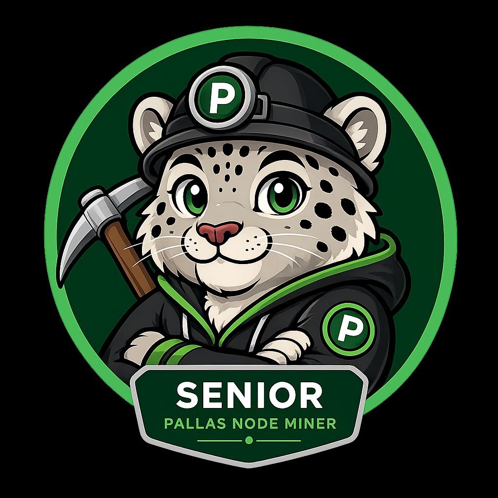 Senior Pallas Node Miner badge